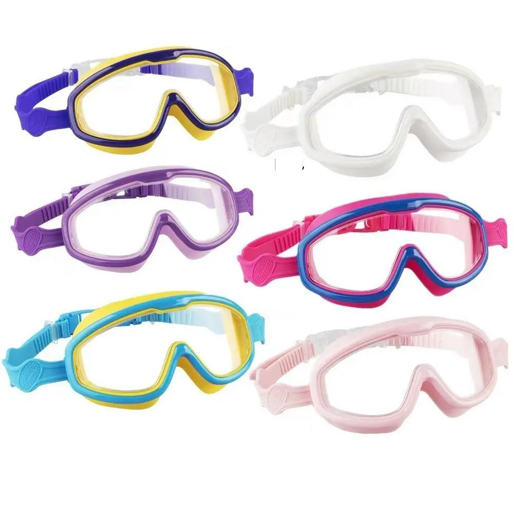 Профессиональные детские водонепроницаемые противотуманные аксессуары для плавания, очки для плавания