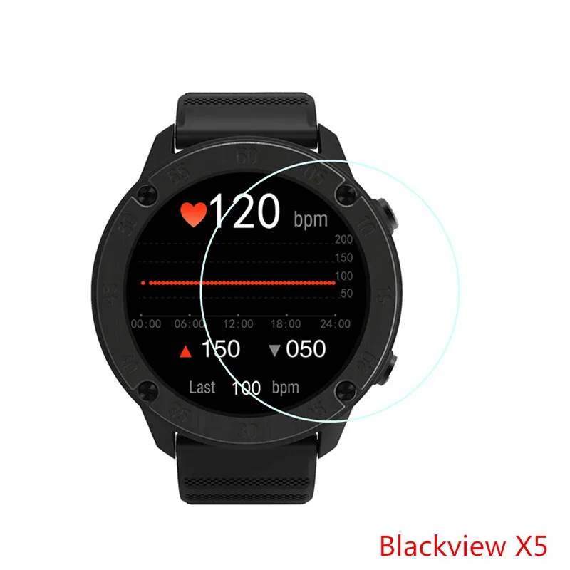 For Blackview X1 X5 Tempered Glass Watch HD Glass Screen Protectors For Black View X5 X1 SmartWatch Protective Accessories view 3