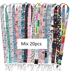 FI40 Medicine Rope Strap Keychain Neck Lanyard Gifts For Doctor Nurse Keys Long Phone Hanging Wholesale 20pcs/lot Hang Rope