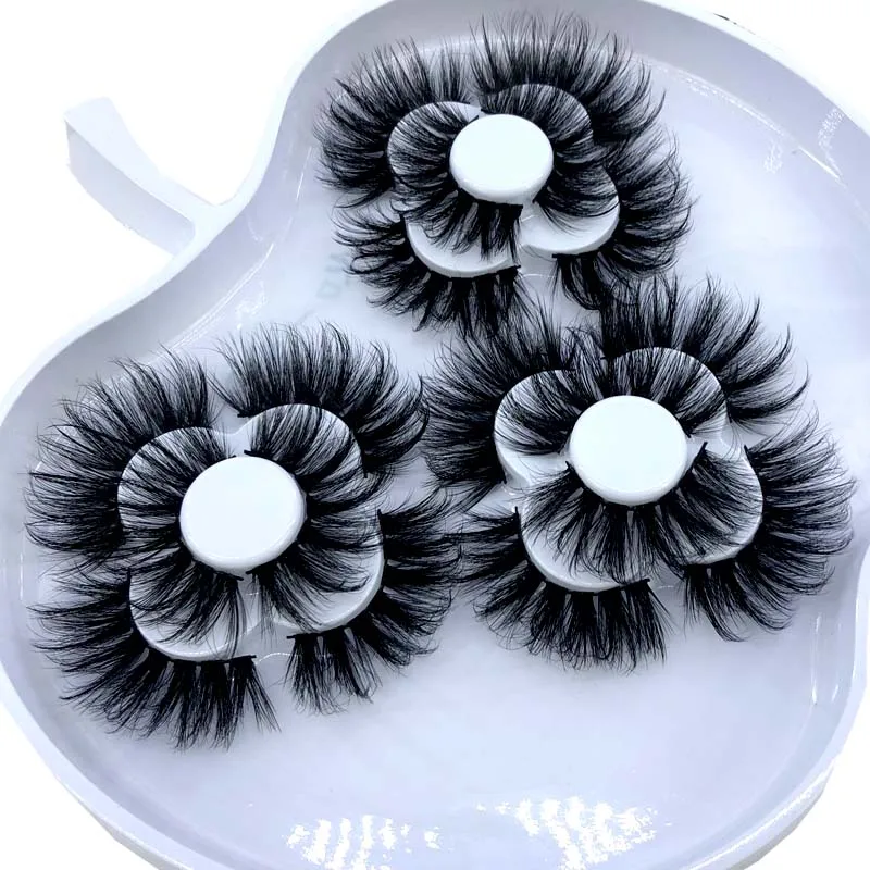 HBZGTLAD 9 Paar 8-25mm 3D Nerz-Wimpern Flauschig und Geschwungen Weich und Locker Maßgefertigte Box mit Natürlich Aussehenden Nerz-Wimpern – Detail 15