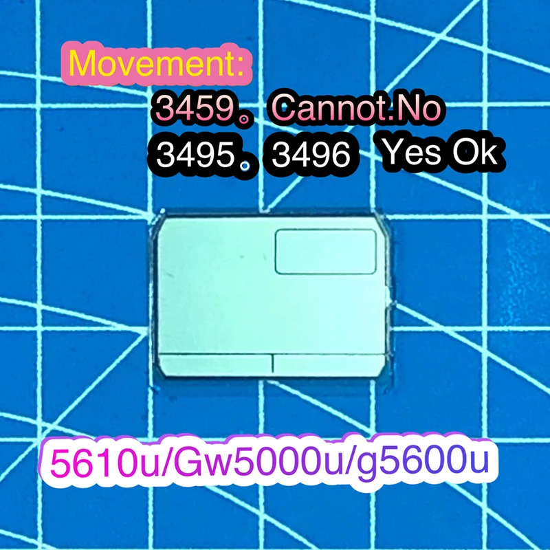 Para Casio G-Shock reemplazo Sereen Mod para DW5600GWB5600 GWM-B5000 GWM5610 GW5000 pantalla solo alto contraste $ TN pantalla LCD