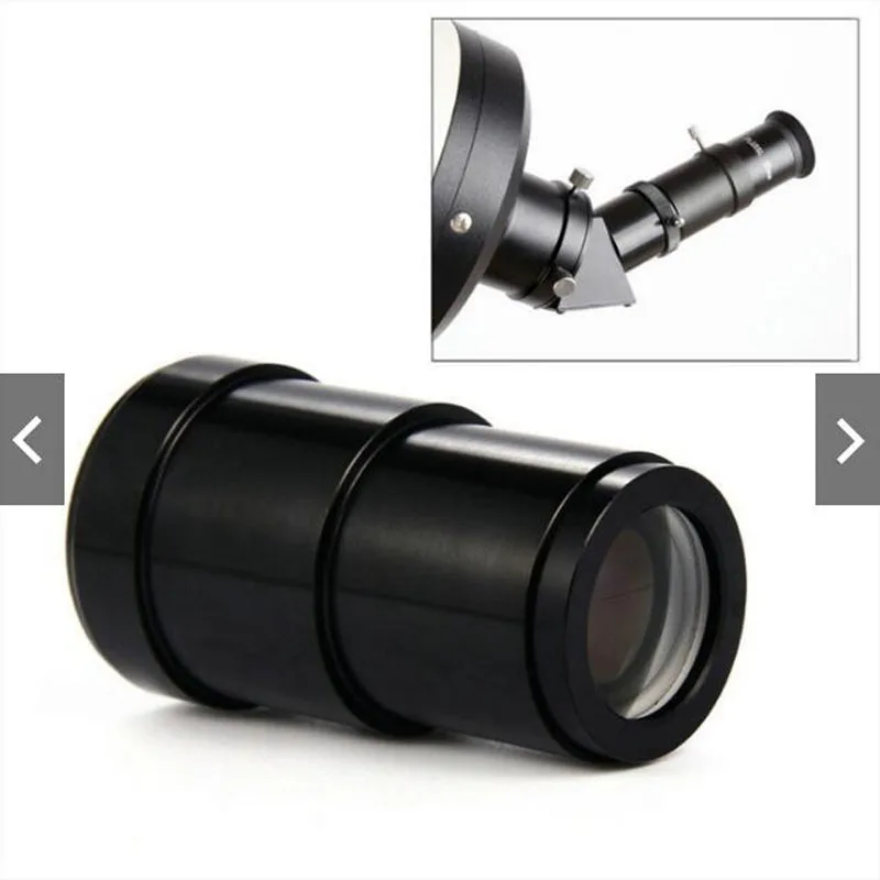 Full Metal 1,25 pulgadas 31,7mm 2x lente Barlow aumento telescopio astronómico ocular Barlow