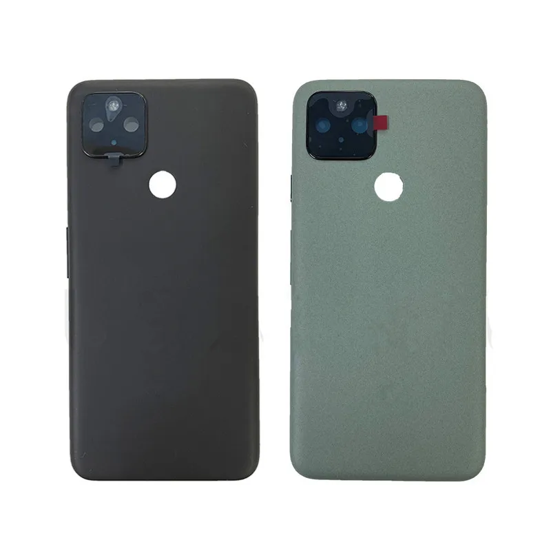 

Pixel5 Back Cover For Google Pixel 5 6inch Housing Rear Door Phone Repair Replace Battery Case + Camera Lens Side Buttons