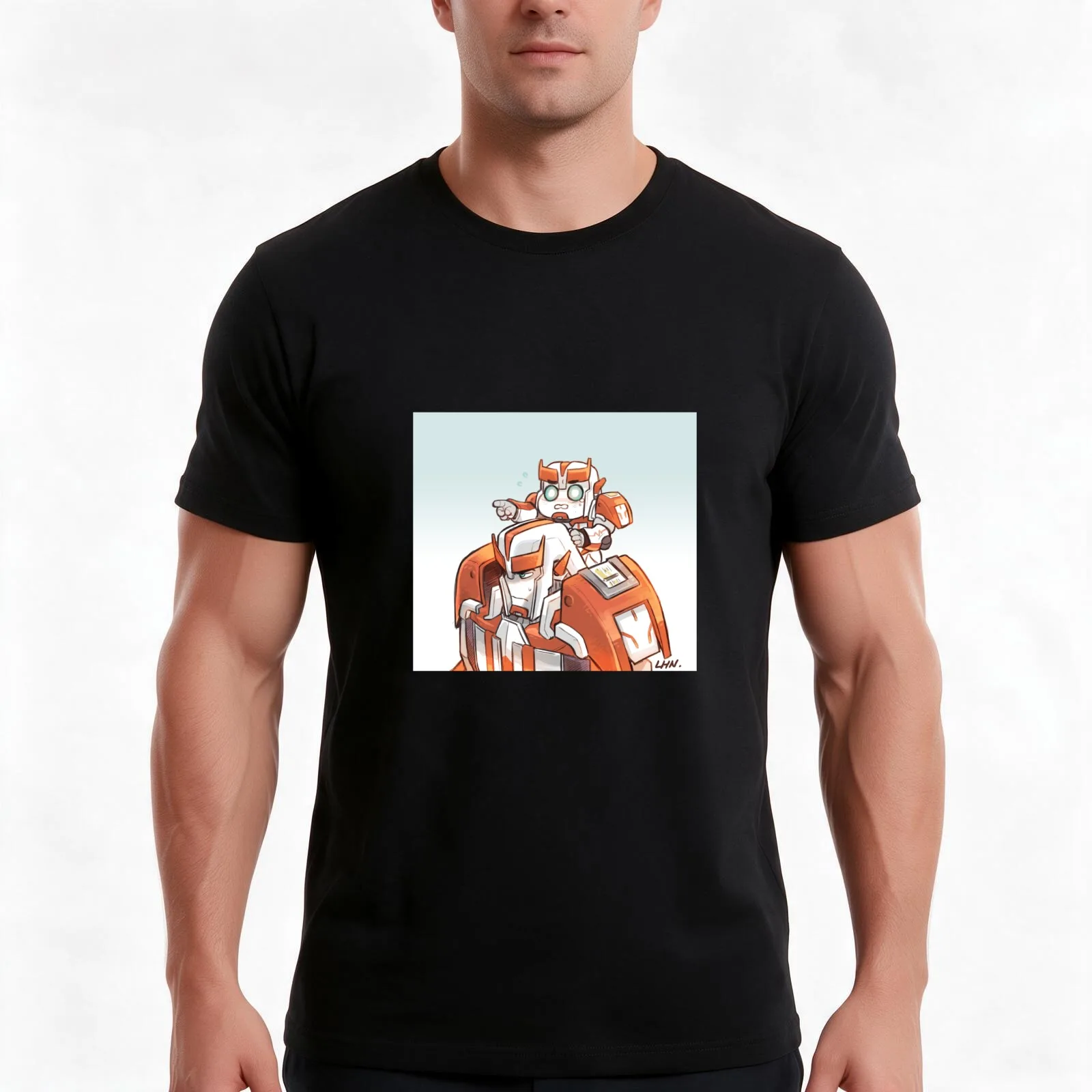 TFP Ratchet and Baby Ratchet T-Shirt, Summer Casual Cotton Tee, Oversized Streetwear Tops, Vintage Graphic Print, 100% Cotton