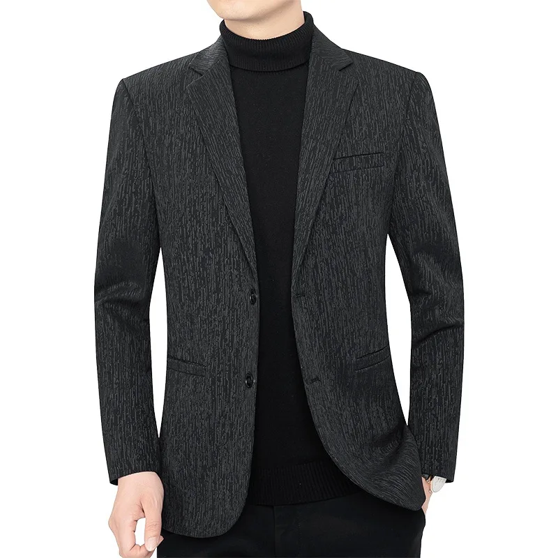 

2025 Men Black Casual Blazers Jackets New Male Solid Business Suits Coats High Quality Man Spring Slim Blazers Jackets Coats