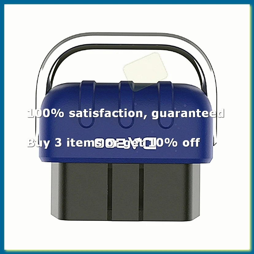 DA200 Auto OBD II Read Card Tool BLE Bluetooth 4.0/5.4 OBD2 Car Diagnostic Scanner 25K80 Chip Fault Coder Free APP-A26I