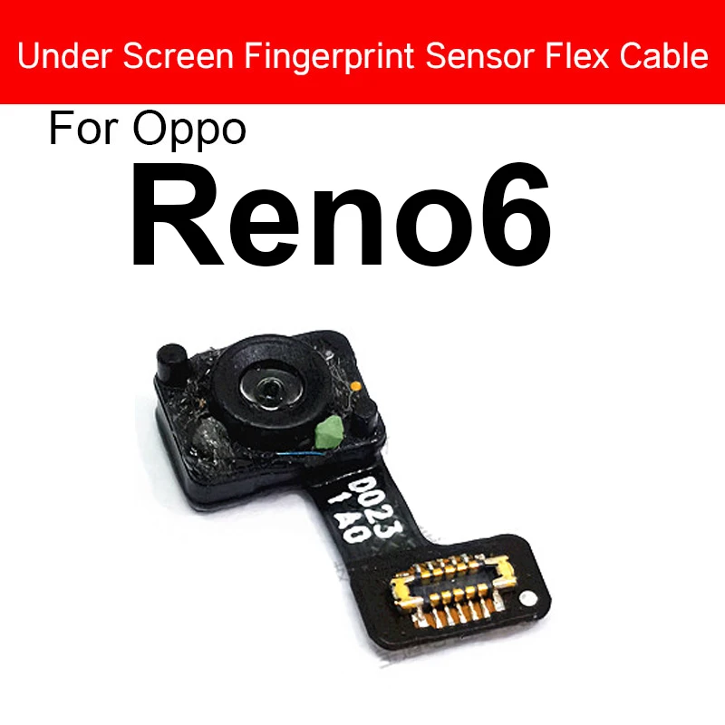 Under Screen Fingerprint Sensor Flex Cable For OPPO Reno Z 2Z 2 3 4 5 6 Pro 4G 5G Under Home Button Touch Fingerprint Sensor