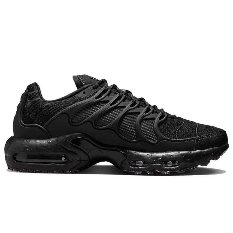 Nike Air Max Plus TN Black Anthracite Classic Outdoor Jogging Walking Sports Shoe Trainers Sneakers Women Men Running Shoes