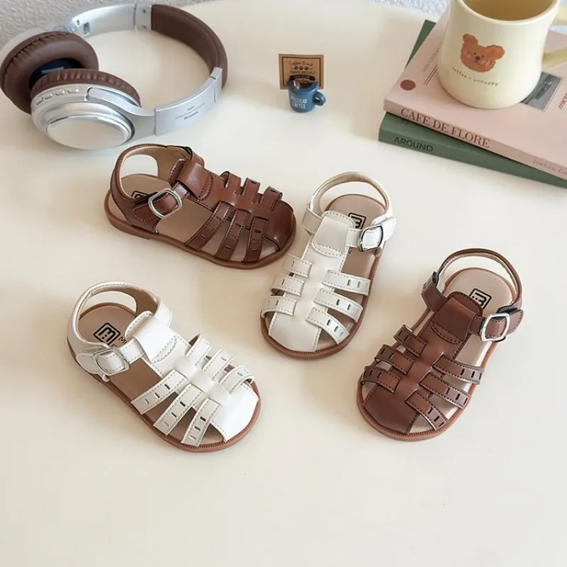 

2026 Summer Girls' New Beach Sandals - Anti-Kick Design - Multi-functional Children's Open-Toe Sandals