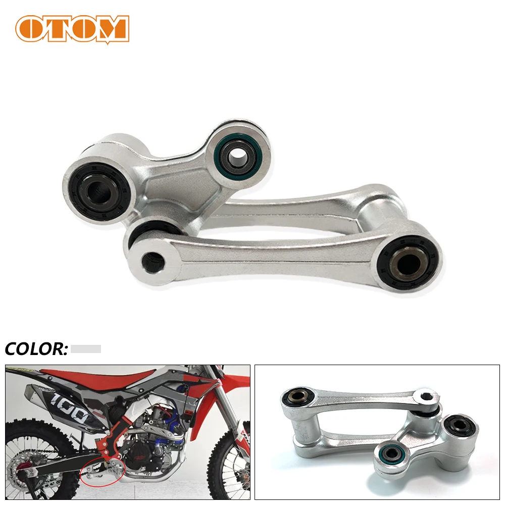 OTOM New Motorcycle Aluminum Forged Rear Pull Rod Swingarm Shock Linkage Triangle Lever For KAYO K6 SHR BSE NC GUIZUN MX4 BEIHAI