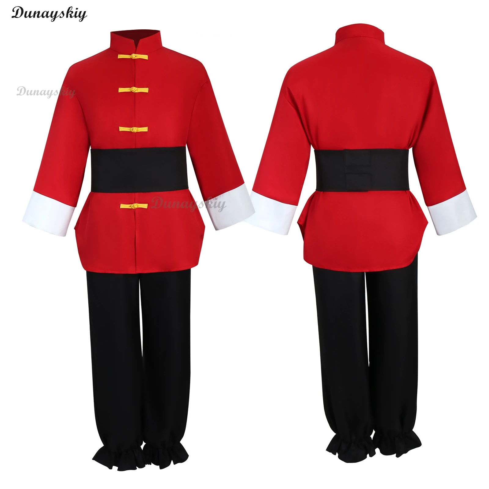 Anime Ranma 1/2 Tendou Akane Cosplay Kostüm Chinesischen Stil Rote Uniform Halloween Karneval Party Männer Frauen Outfits Angepasst