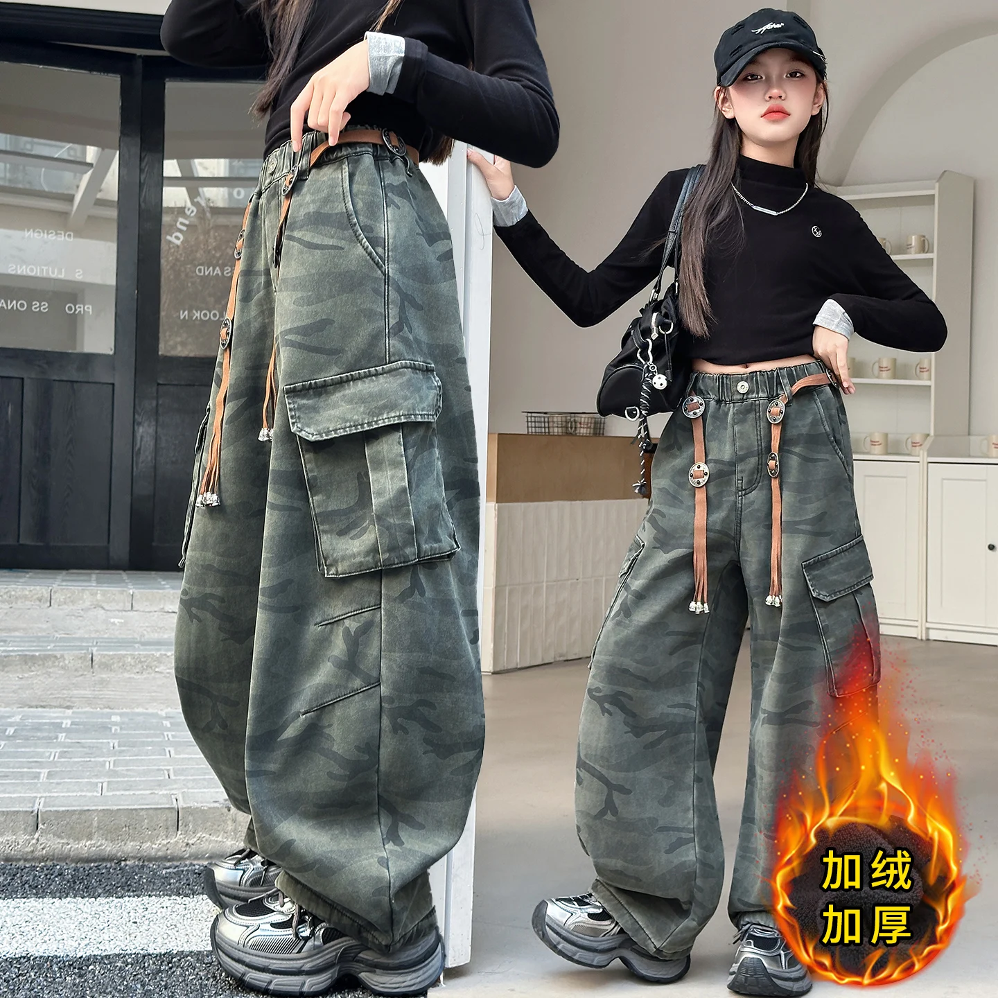 

Goth Academia Trousers Girls Grunge Japanese Abi Y2K Cargo Pants 2000s Goblin Core Harajuku Cyber Punk Baggy Insulated Trousers