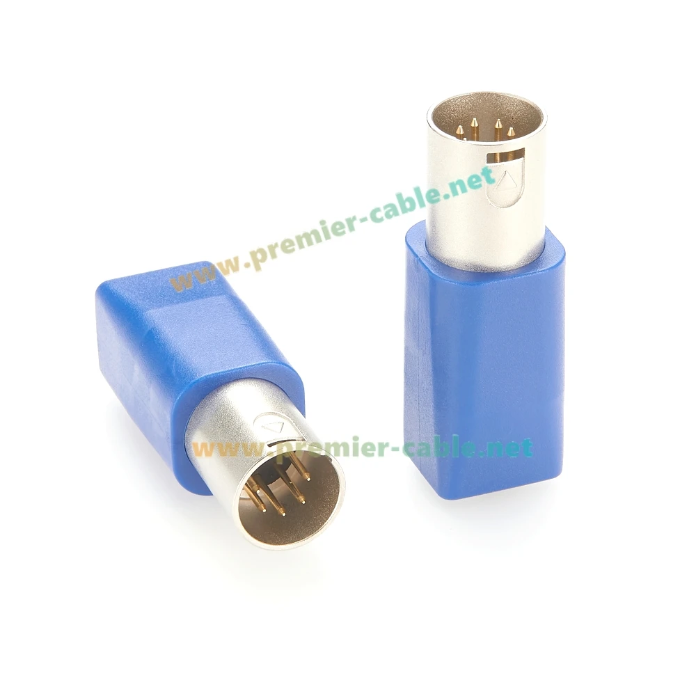 

5Pin XLR DMX to RJ45 Female CAT5e Connector RJ45 Ethernet to 5Pin XLR Audio Adapter for Stage Recording Studio Amplifiers Mixers