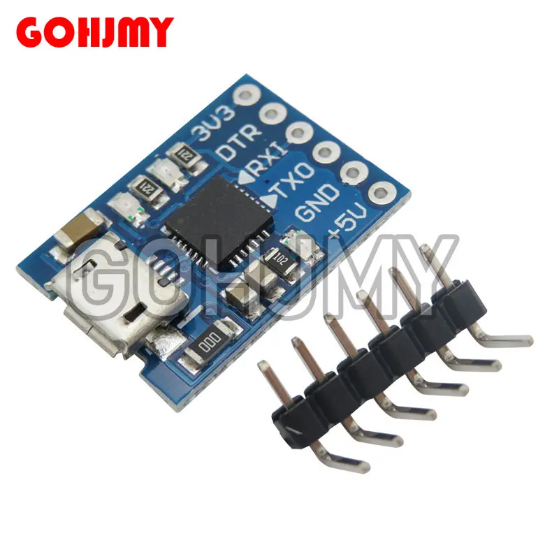 1 Uds CJMCU CP2102 MICRO USB a UART TTL módulo convertidor serie de 6 pines UART STC reemplazar FT232