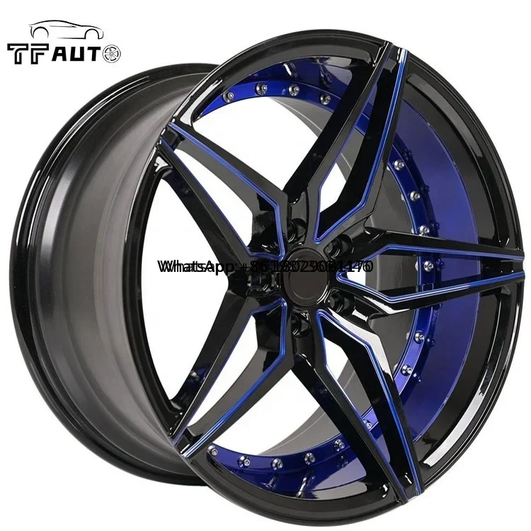 5 spoke milling 16 17 20 inch alloy aluminum wheels racing sport car rims wheels JWL VIA TEST wholesale