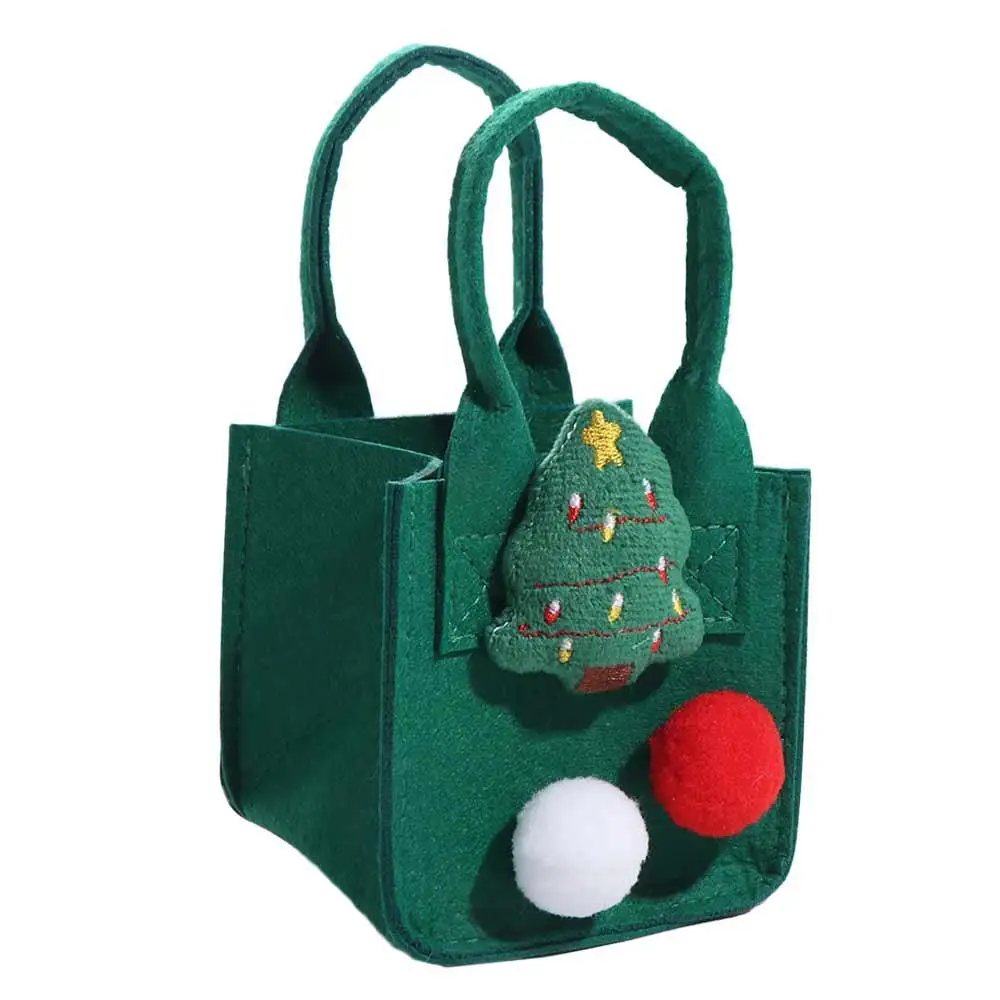 

Candy Bag Christmas Candy Bag Christmas Felt Christmas Treat Bags Cute Cartoon Children's Candy Bag New Year Gift