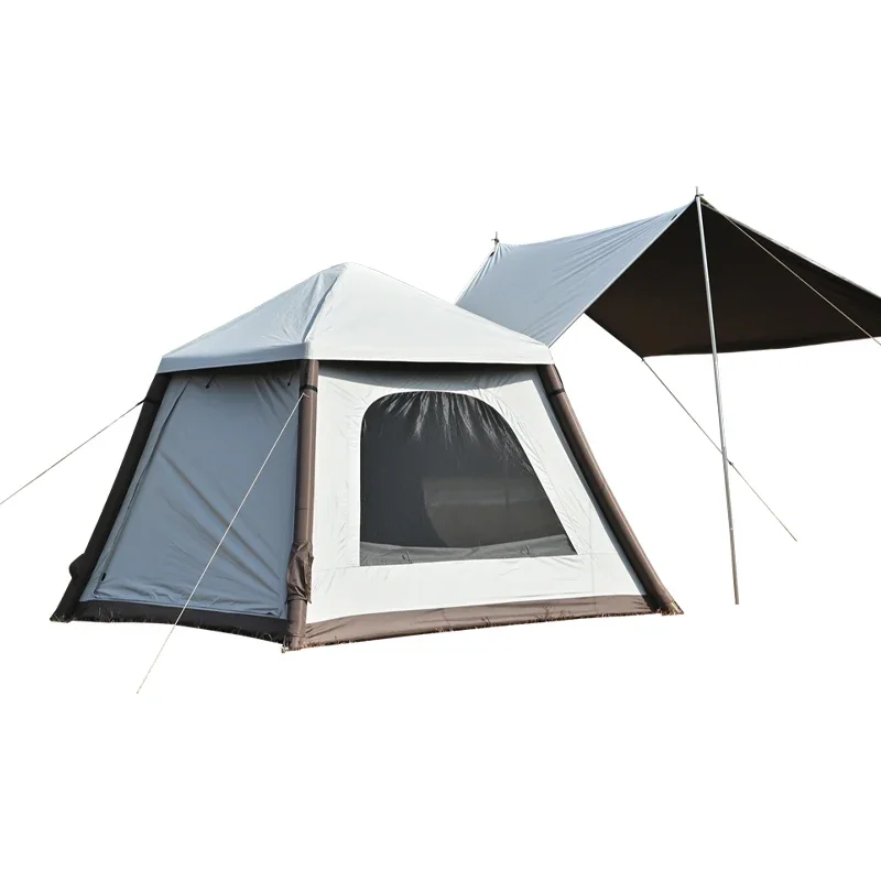 High Standard Fully Automatic Inflatable Camping Tent USB Charge Outdoor Indoor Glamping Tent