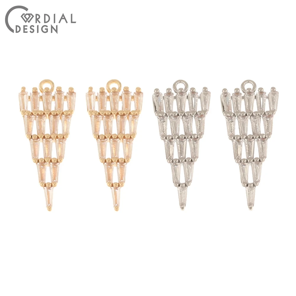 Hartelijk ontwerp 30st koperen accessoires/ketting hanger/handgemaakt/oogvorm/sieraden bevindingen & componenten/DIY Charms maken