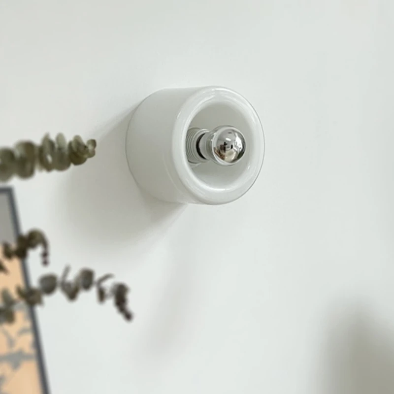 Nordic Minimalist Style Coffee Shop/Corridor LED Wall Lamp Simplicity Artistic Novelty Rotundity Bedroom Bedsides Indoor Fixture