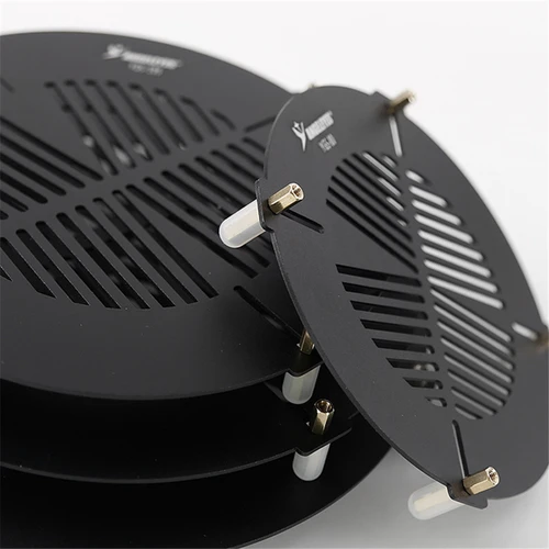 Imagen 2 del producto Máscara de enfoque Bahtinov de aleación de aluminio para telescopio, diámetro observación 60/80/100/120/140/160/180/200/230/280mm