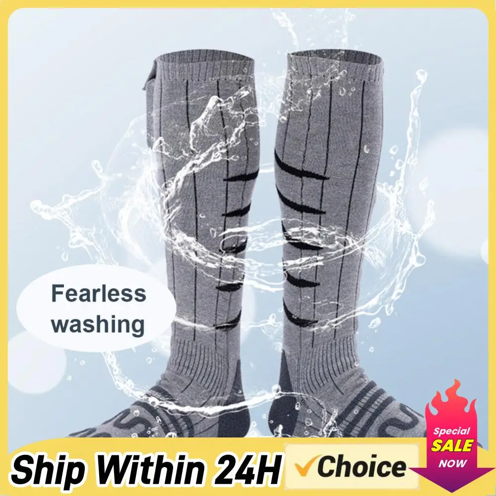 

Electric Heated Socks Cold-Proof Electric Heating Socks Fast Heating Warm Winter Socks Washable for Outdoor Skiing Hiking