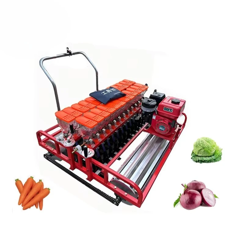 د دفع زارع الخضروات أوتوماتيكي لزراعة الخضروات الدقيقة / آلة بذارة الخضروات الزراعية / هان #2