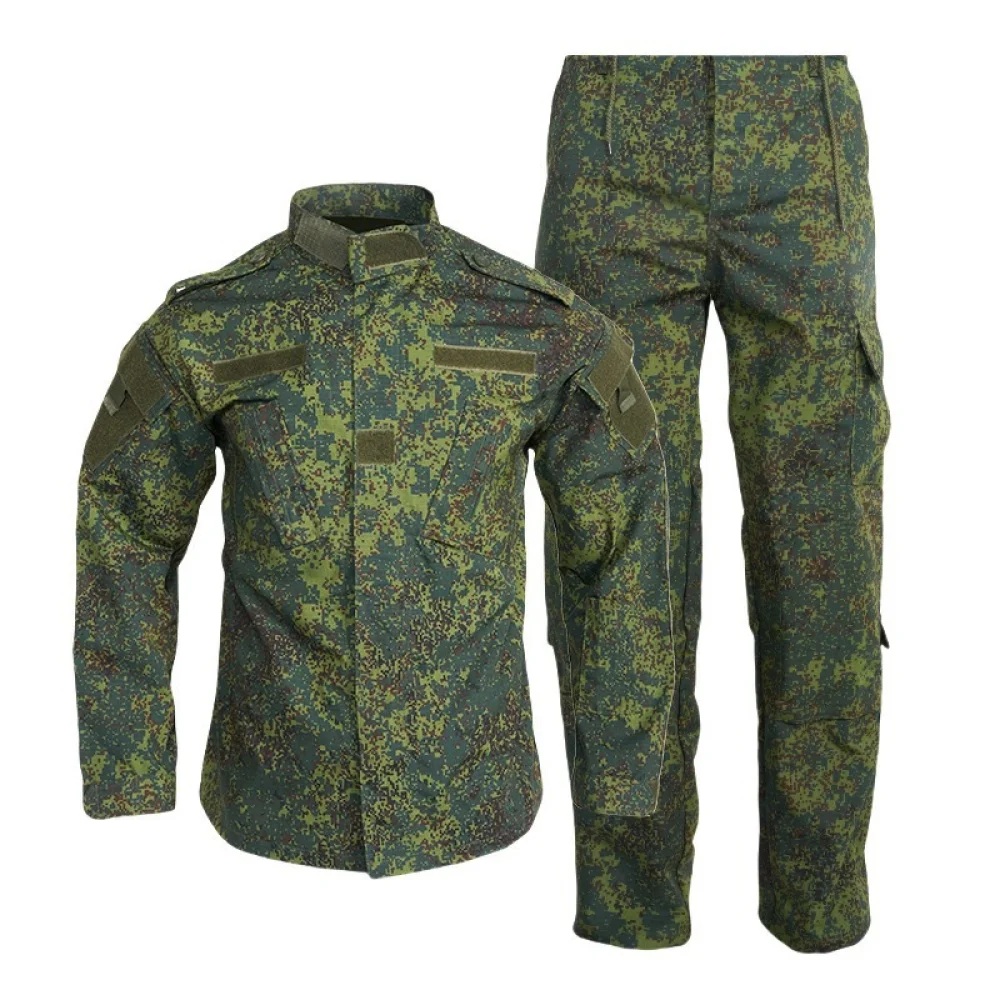 Unisex Outdoor Training Camouflage Uniform Wear Resistant Breathable Suit For Hiking Mountaineering Camping Gear