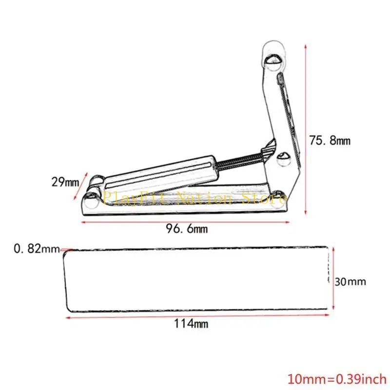 242F رقيقة جدا تستقيم البيانو بطيئة لينة إغلاق سقوط جهاز الضغط الهيدروليكي Fallboard مبطئ أداة الملحقات #6