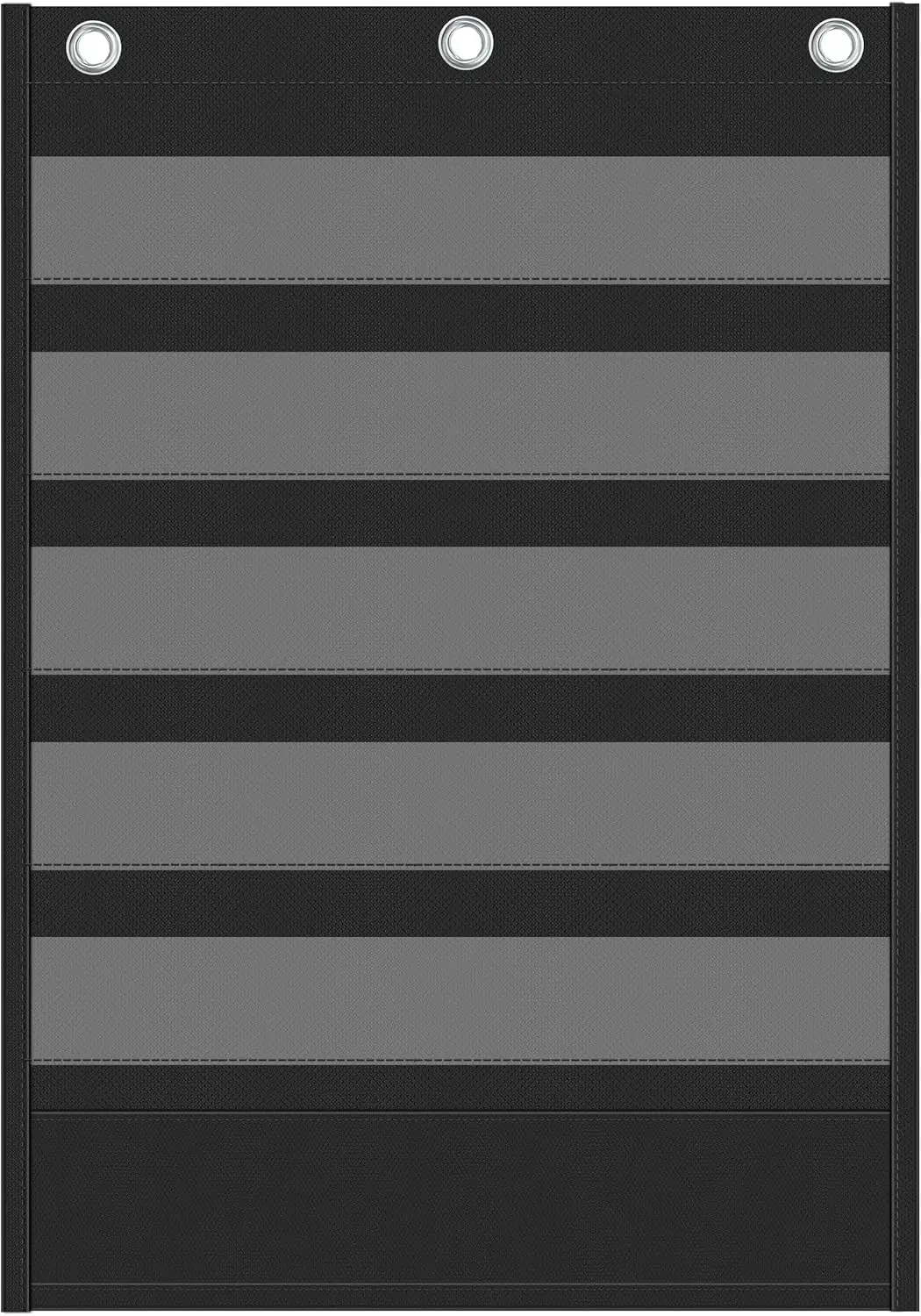 Standard Pocket Chart Clear 5 Pockets Word Chart with 1 Extra Storage Pocket for Classroom Home Office Use Kids Chore Chart