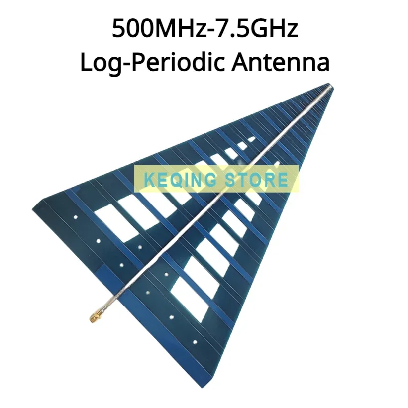 

UWB 500MHz-7.5GHz Log-Periodic Antenna Direction Finding Antenna Broadband Antenna High Gain