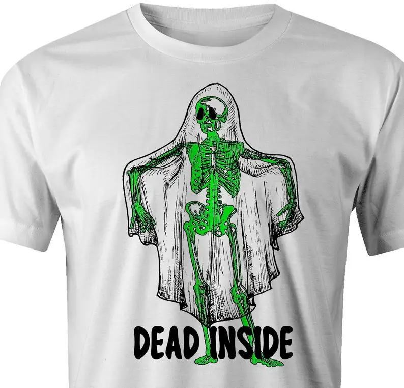 

Dead Inside : Skeleton That Lives inside A Ghost T-Shirt