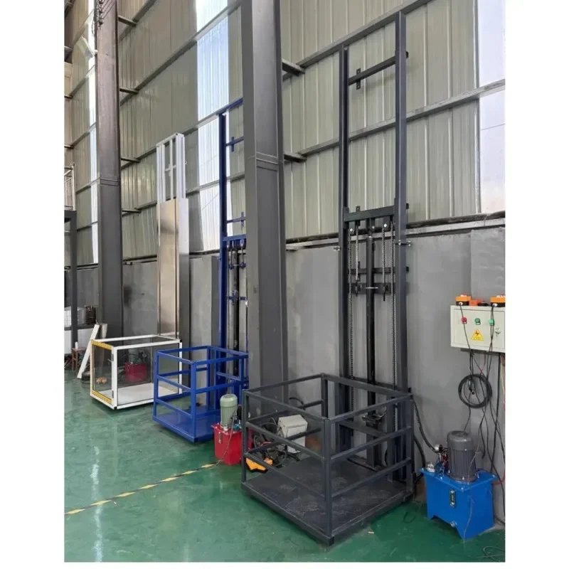 500KG-800KG Capacity Residential Home Elevator Hydraulic Drive,Compact Low Noise Design Safe & Durable for 2-12 Floors Duplex
