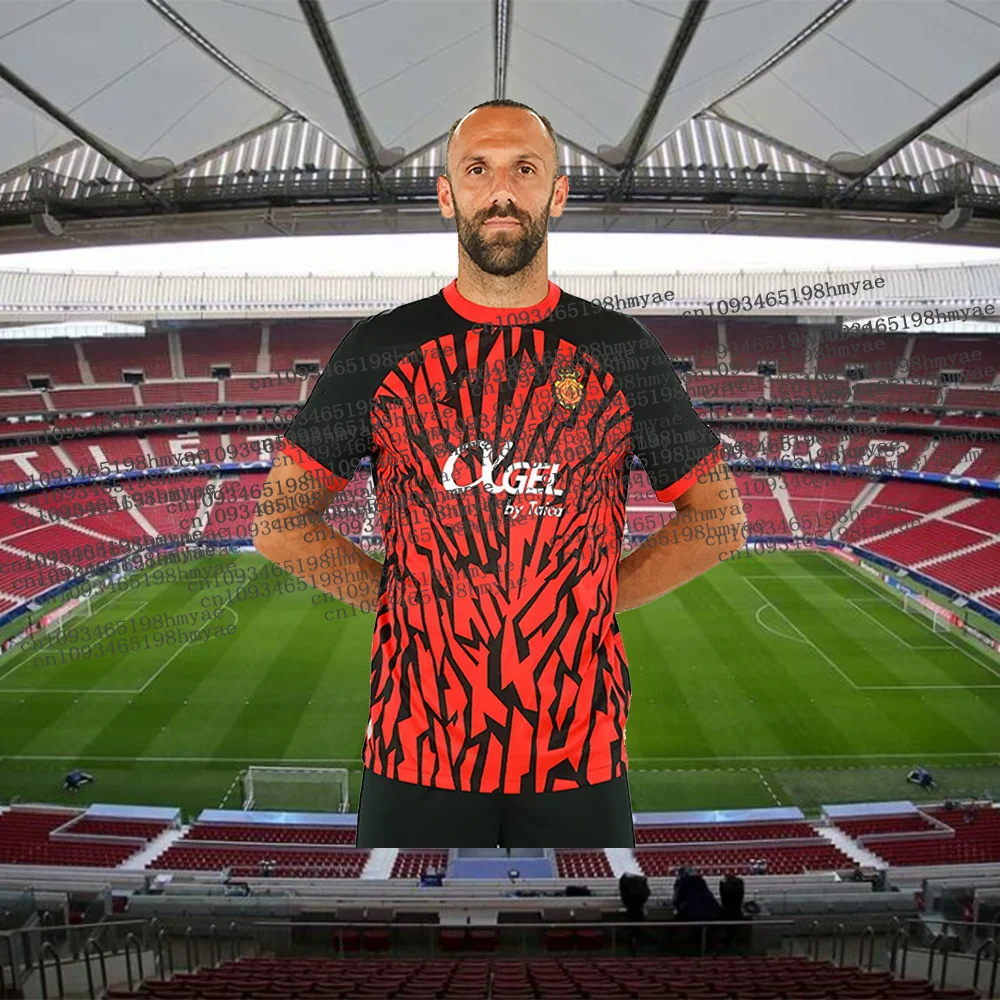 Venta caliente 2025 España fútbol Mallorca Jersey camiseta de los hombres verano 3D traje de entrenamiento transpirable kits de Jersey deportivo de fútbol juvenil