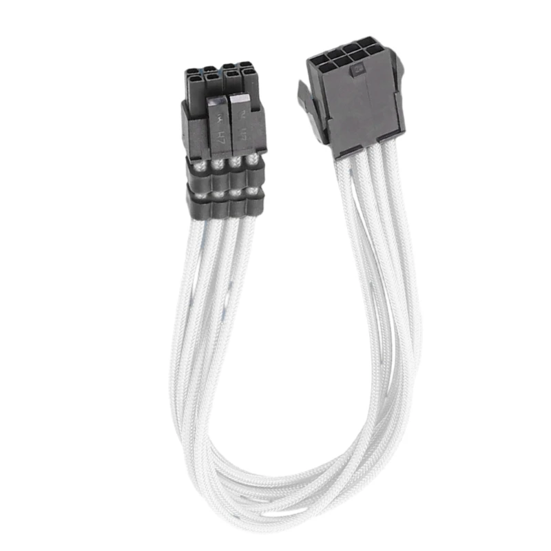 8Pin Computer Mainboard Extension Cable Braided Cable CPU 8Pin to 8pin 4+4pin P9JB