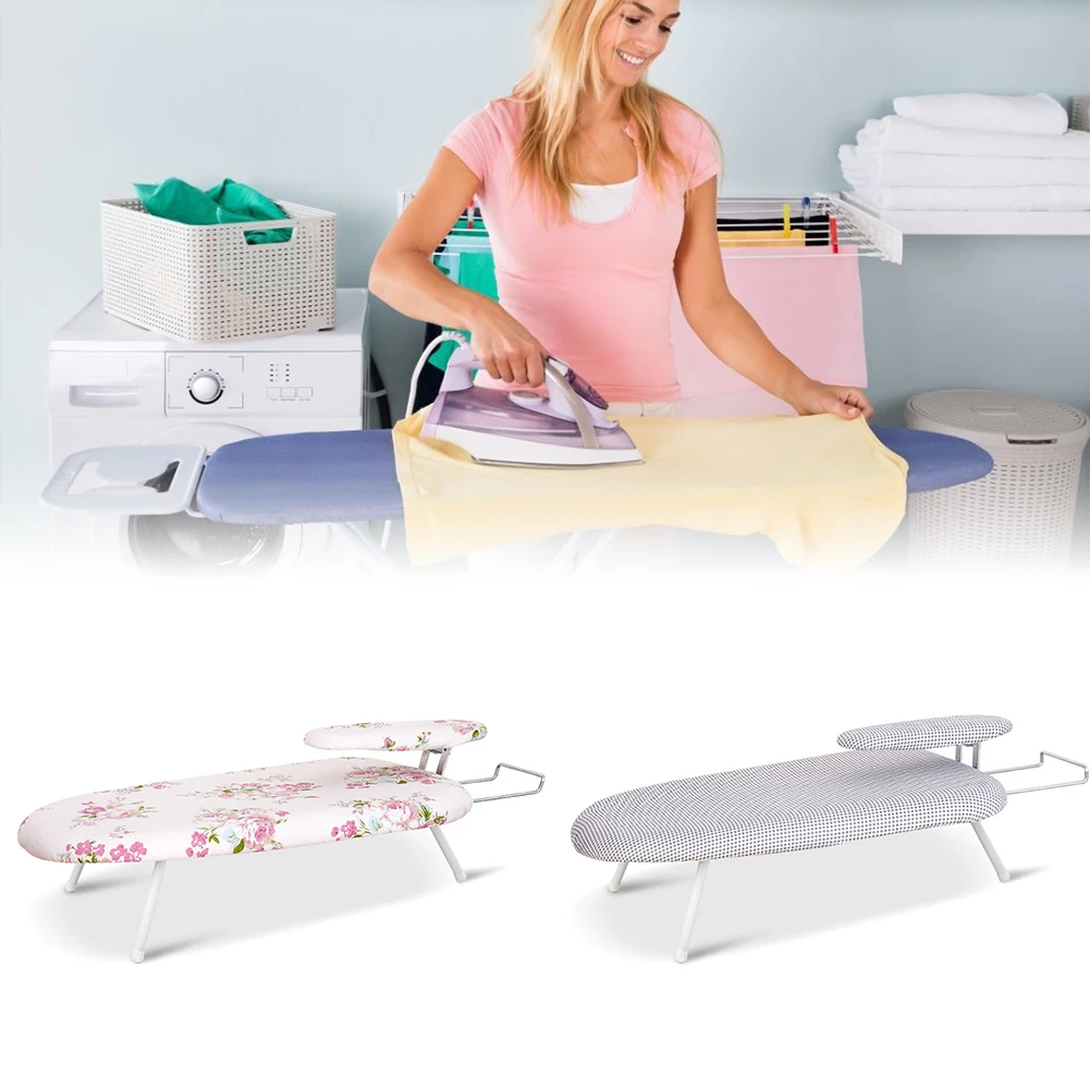 Foldable Ironing Board Table Desktop Ironing Board Potable Multifunctional Ironing Board for Home Hotel