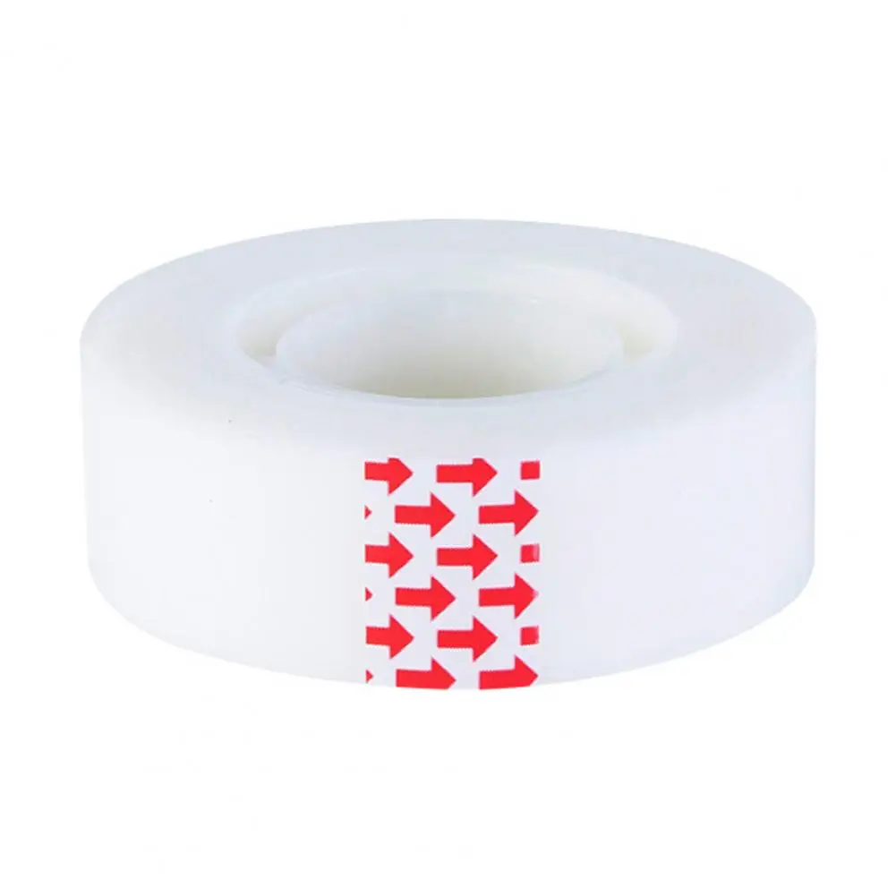 Paper Adhesive Tape Writable Tape Rolls for Office Supplies Easy Tear Refills for Dispenser Translucent Classroom Correction