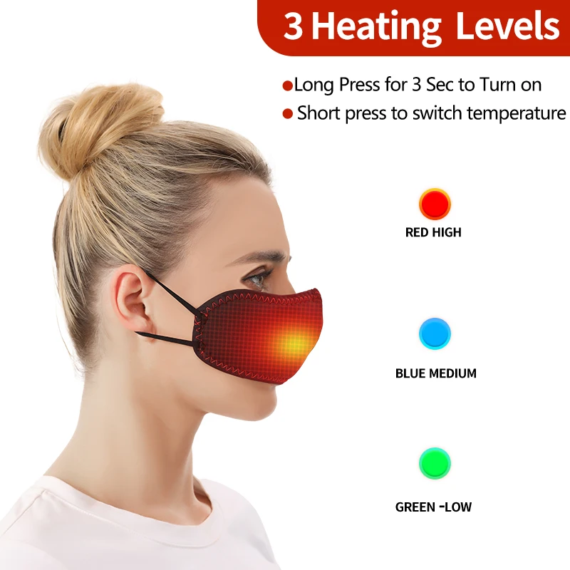 Almofada de nariz de compressa quente-massageador de vibração, terapia aquecida alívio da dor, rinite, nariz maluco, alergia nasal 3 configurações de temperatura/temporizador