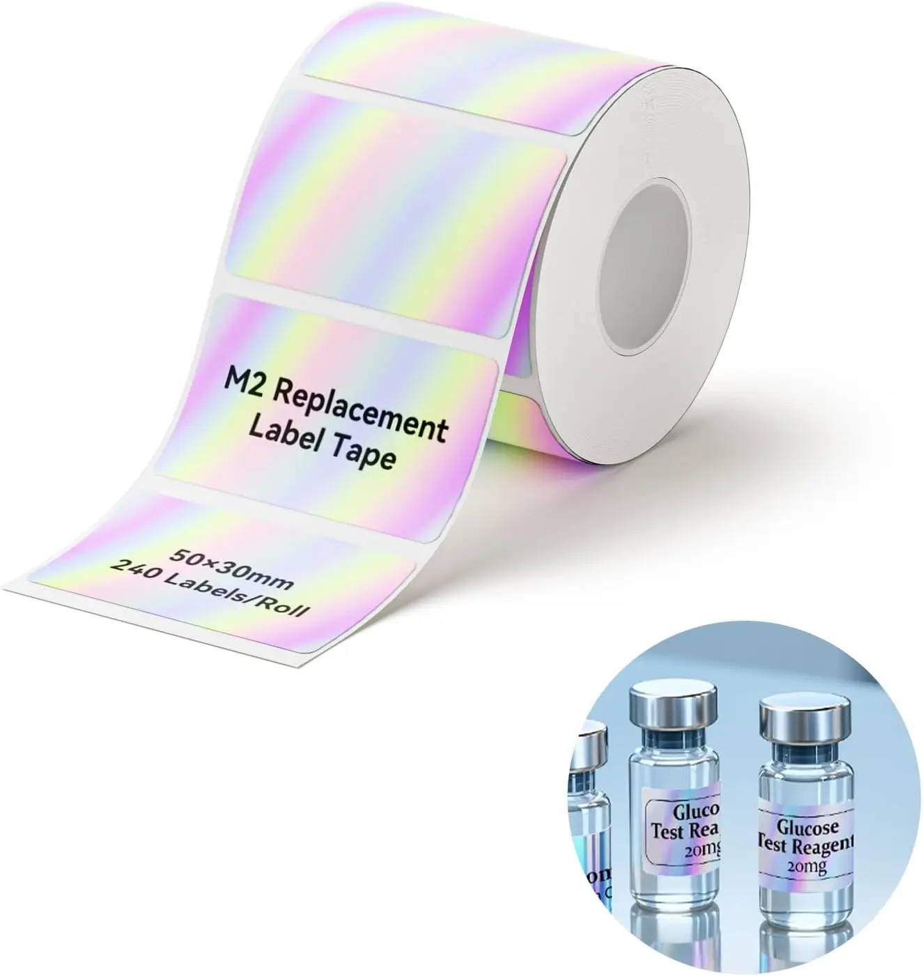 NIIMBOT M2 Transfer Label Printer Label Paper – Heat Transfer Rolls: Outdoor, Waterproof, Adhesive Sticker Tags Long-Storage view 6