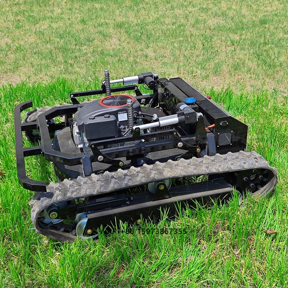 

Promotion Powered Remote Control Lawn Mower Zero Turn Crawler Grass Cutter for Farm Agriculture Use