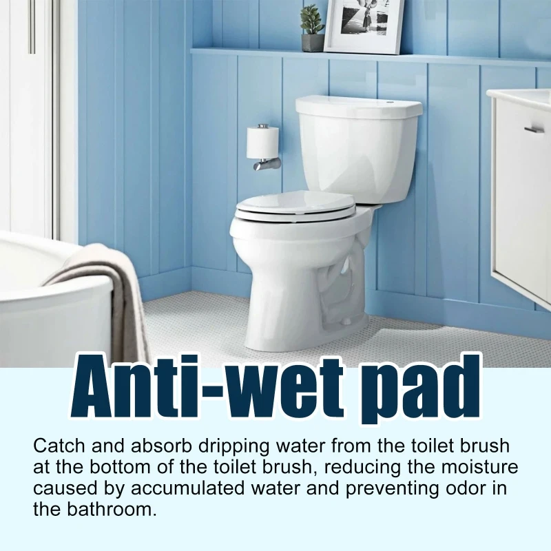 Confezione da 1 tampone per scopino per WC Soluzione pulizia facile conveniente per bagni domestici pubblici 203C