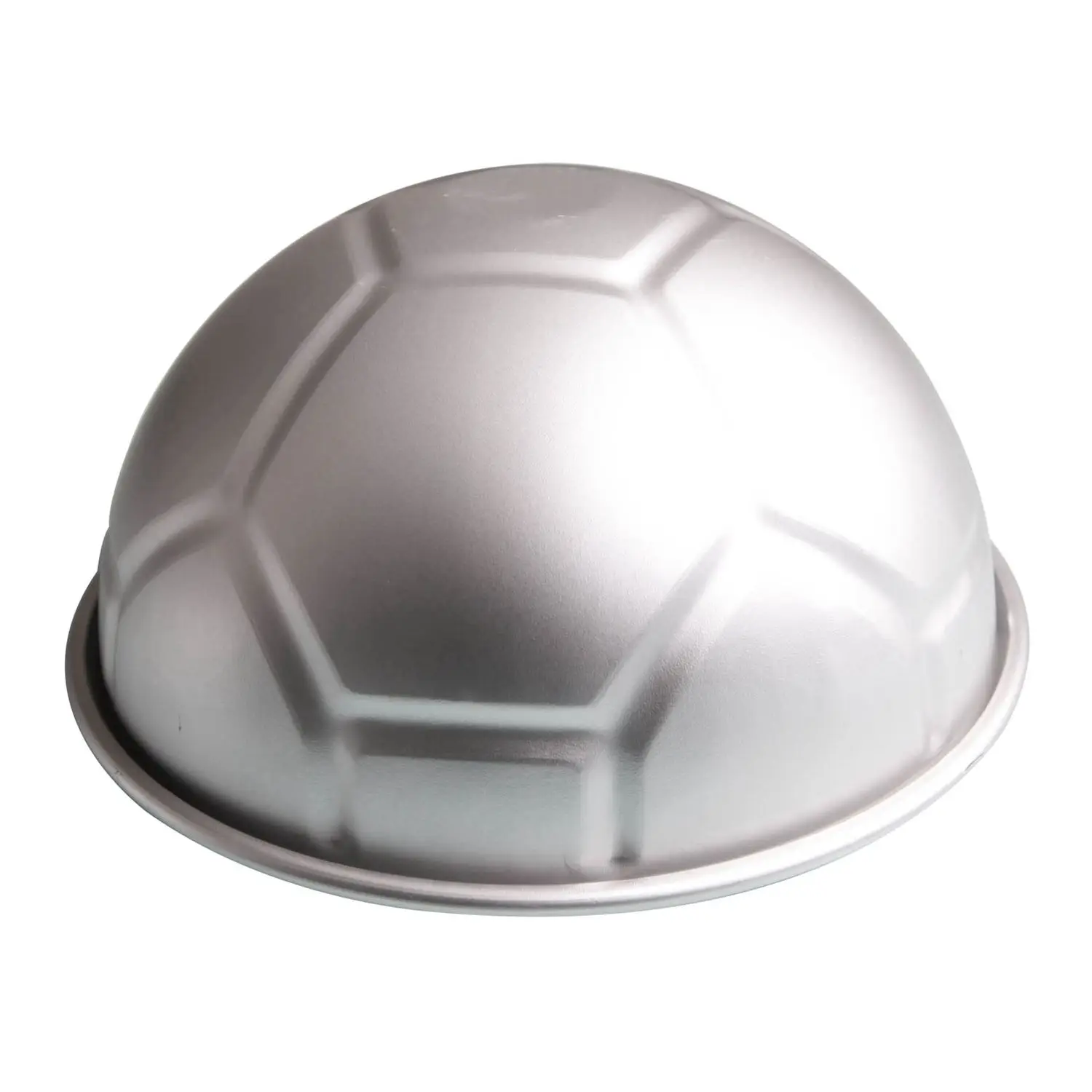 1 PCS 3D Half Round Ball Shaped Football Cake Mold 8 inch Thickening Aluminum Alloy Mould Birthday Baking Pan