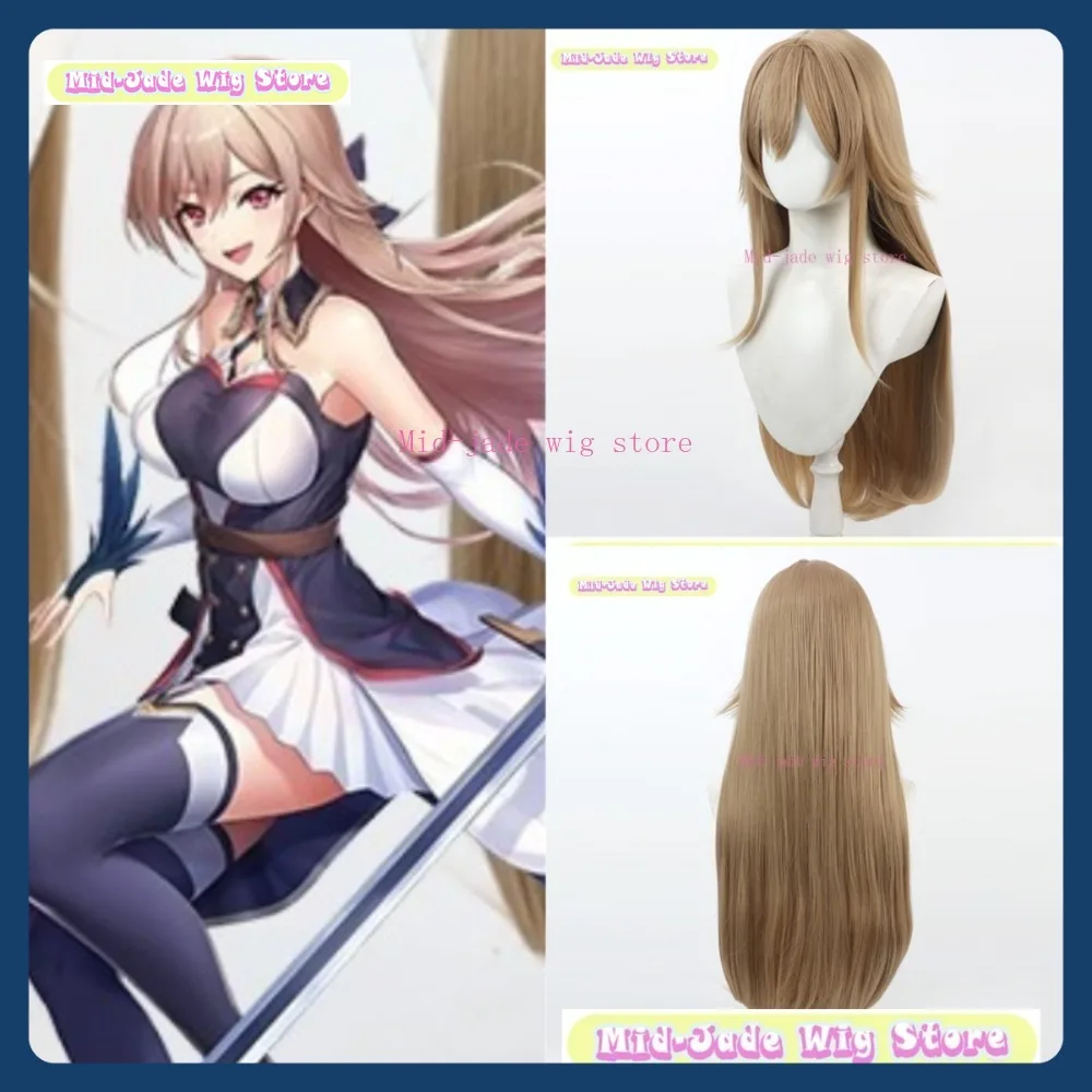 

Mid-jade Wig Store Heaven Burns Red Shirakawa Yuuna Cosplay Wig Anime Game Role Playing Synthetic Hair Halloween Party
