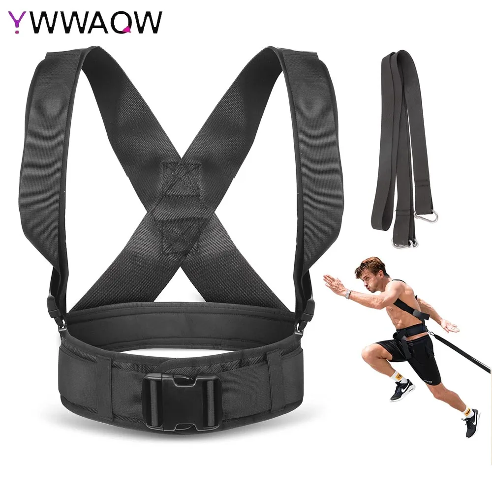 Sled Harness Workout Resistance and Assistance Trainer Physical Training Resistance Rope Kit Improving Speed and Strength