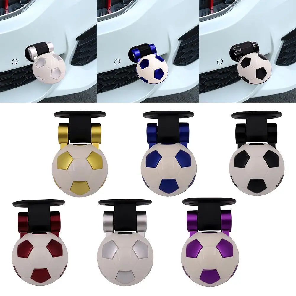 Universal Car Tow Hook, Personalized Adhesive U Shape Accessories Safety Decorative Football Hook, Auto Rear Front Style Bu B9G4