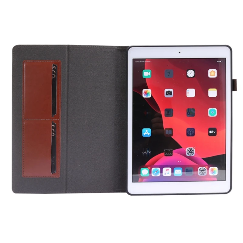 Para Ipad 2018/2020 Funda para tableta Funda protectora de 12,9 pulgadas Funda protectora de cuero de goma suave Tpu