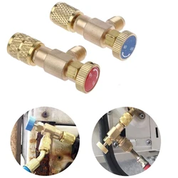 R22 R410 Refrigerant Charging Valve Air Conditioning Refrigerant Liquid Safety Valve Copper and Fluorine Safety Valve