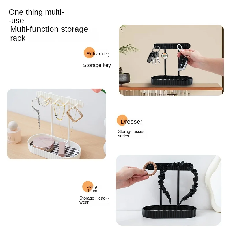 3906 Simple Desktop Storage Rack Necklace Bracelet Jewelry Rack Earrings Display Stand Bracelet Jewelry Storage Finishing