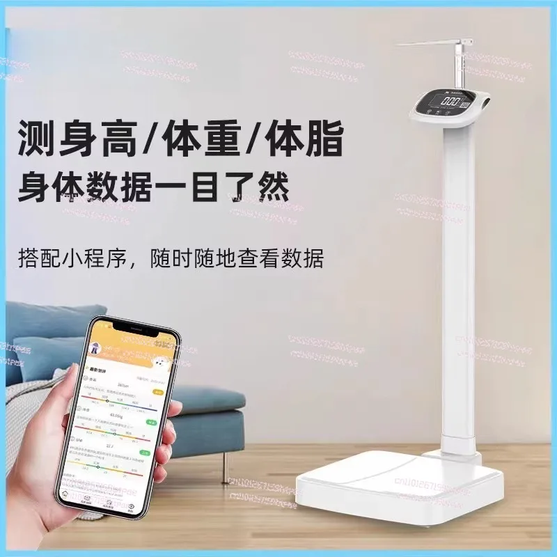 Electronic Scale Height Weight Scale Measuring Instrument Garden Physical Examination Intelligent Body Fat Scale