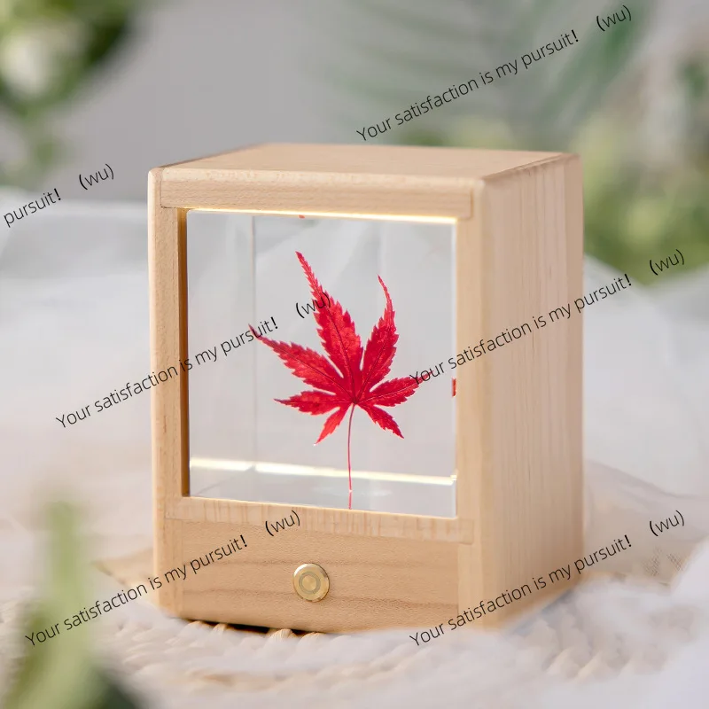 Creative gift luminous resin immortal flower dandelion night light ornament, birthday gift Z1 for men and women
