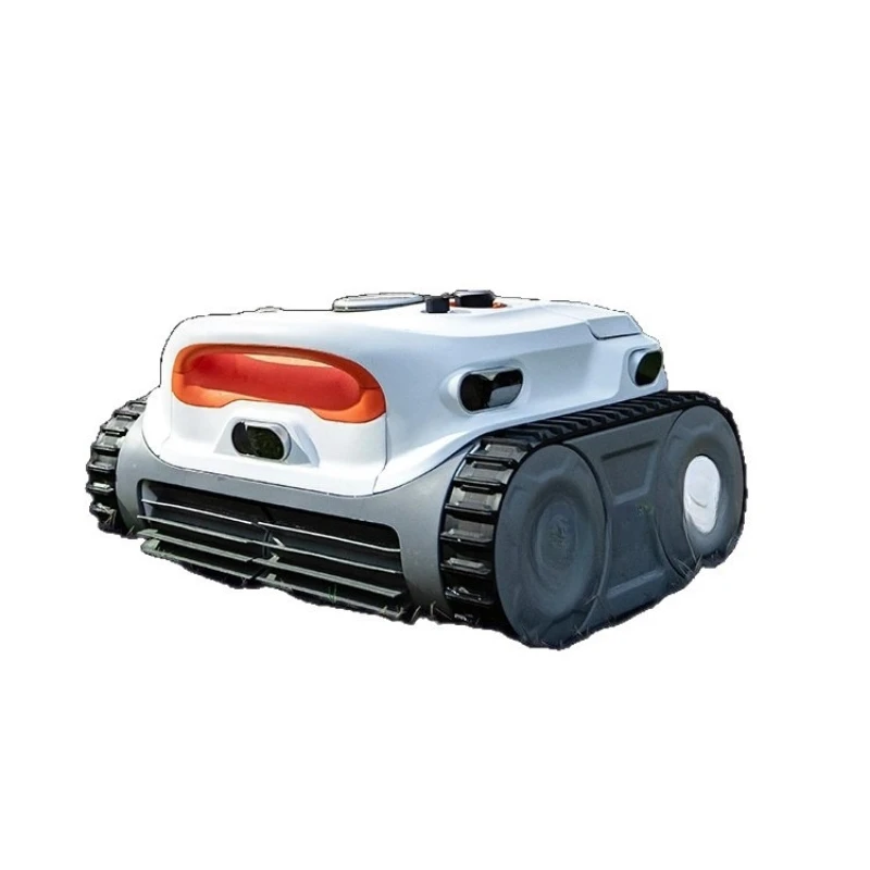 Wireless intelligent underwater cleaner, a pool cleaning robot that builds pictures first and then cleans.